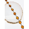 Sky Jewelry Серебряный браслет с янтарем  Сказка
