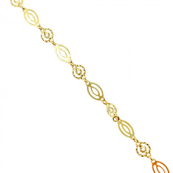 Sky Jewelry Серебряный браслет в позолоте  Вкус Италии