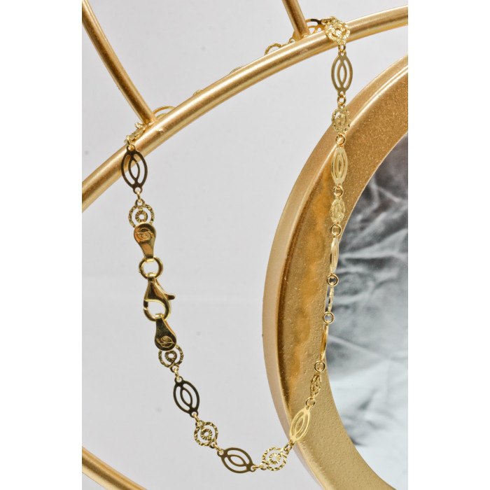 Sky Jewelry Серебряный браслет в позолоте  Вкус Италии