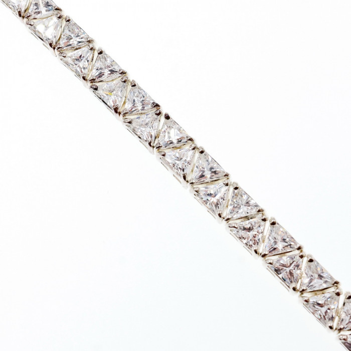 Sky Jewelry Серебряный браслет с фианитами  Роскошь