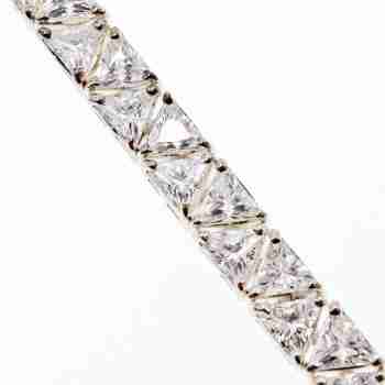 Sky Jewelry Серебряный браслет с фианитами  Роскошь