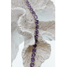 Sky Jewelry Серебряный браслет с аметистами  Мечта