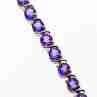Sky Jewelry Серебряный браслет с аметистами  Мечта