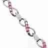 Sky Jewelry Серебряный браслет с опалом и топазом  Весна