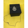 Sky Jewelry Кулон и цепочка серебро 925 пробы с фианитом