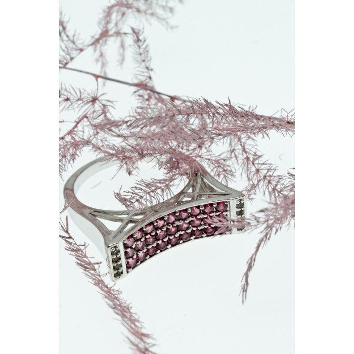 Sky Jewelry Серебряное кольцо с фианитами  Мечта