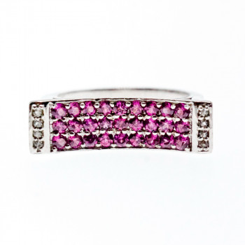 Sky Jewelry Серебряное кольцо с фианитами  Мечта