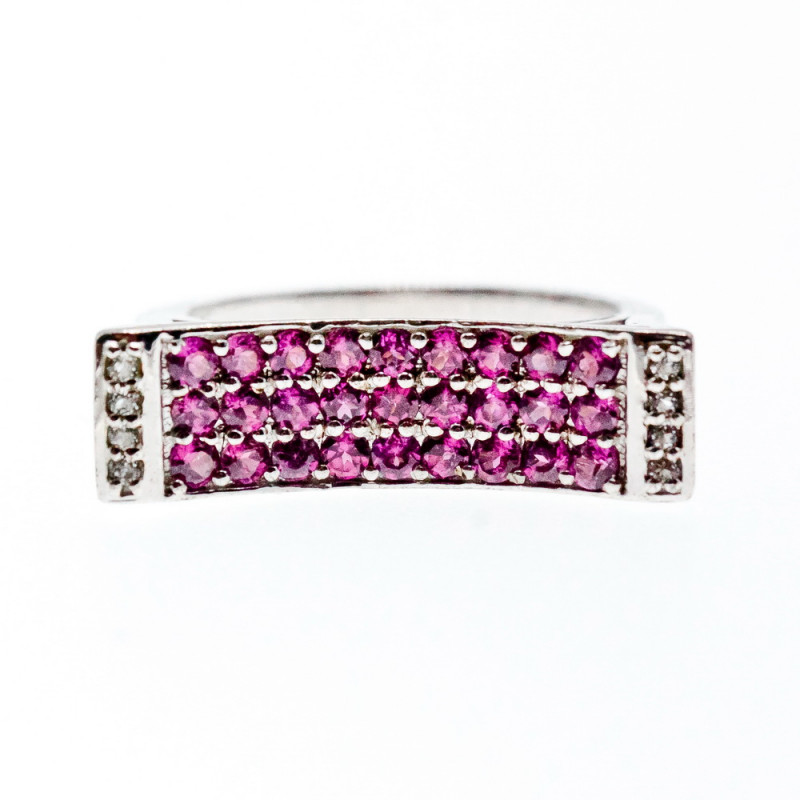 Sky Jewelry Серебряное кольцо с фианитами  Мечта