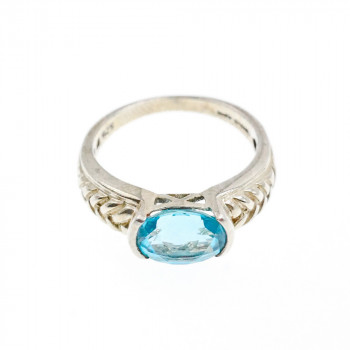 Sky Jewelry Серебряное кольцо с топазом  Винтаж