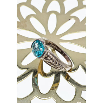 Sky Jewelry Серебряное кольцо с топазом  Винтаж