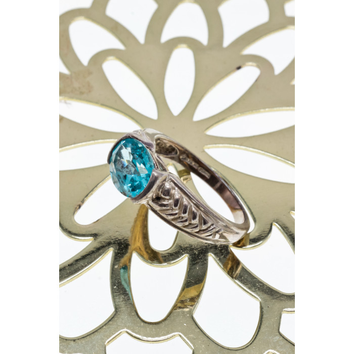 Sky Jewelry Серебряное кольцо с топазом  Винтаж