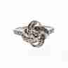 Sky Jewelry Серебряное кольцо с фианитами  Цветенье