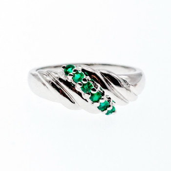 Sky Jewelry Серебряное кольцо с фианитами  Виноград