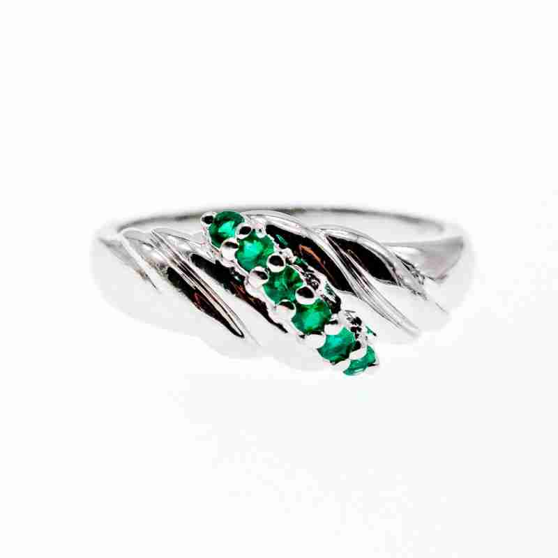 Sky Jewelry Серебряное кольцо с фианитами  Виноград