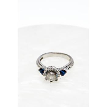 Sky Jewelry Серебряное кольцо с фианитами  Волшебство