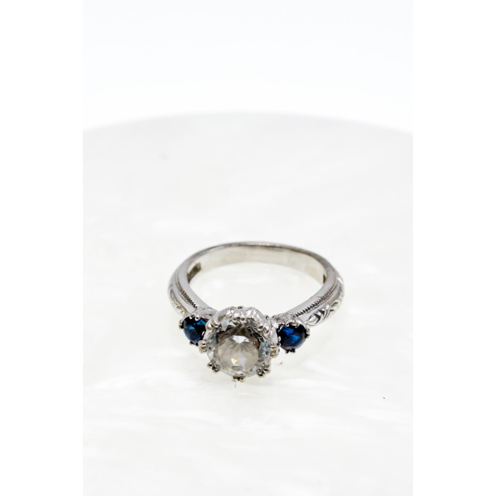 Sky Jewelry Серебряное кольцо с фианитами  Волшебство