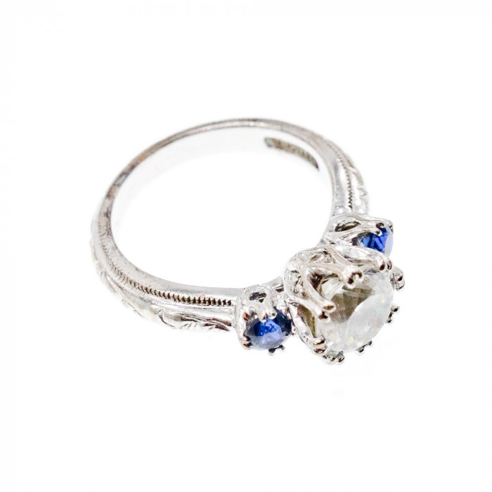 Sky Jewelry Серебряное кольцо с фианитами  Волшебство