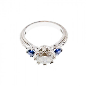 Sky Jewelry Серебряное кольцо с фианитами  Волшебство