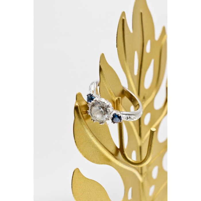 Sky Jewelry Серебряное кольцо с фианитами  Волшебство