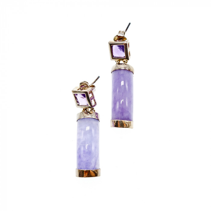 Sky Jewelry Серебряные серьги с иолитом  Наслаждение