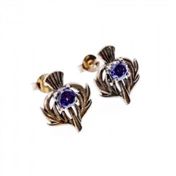 Sky Jewelry Серебряные серьги с иолитом  Стиль