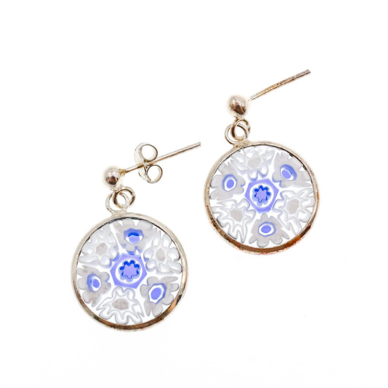 Sky Jewelry Серебряные серьги с агатом   Волшебство