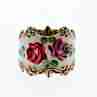 Sky Jewelry Винтажное серебряное кольцо с эмалью
