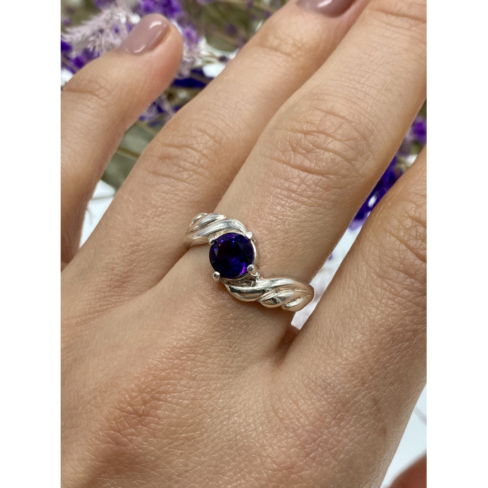 Sky Jewelry Серебряное кольцо с турмалином  Сияние