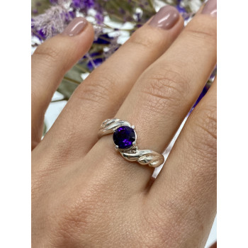 Sky Jewelry Серебряное кольцо с турмалином  Сияние