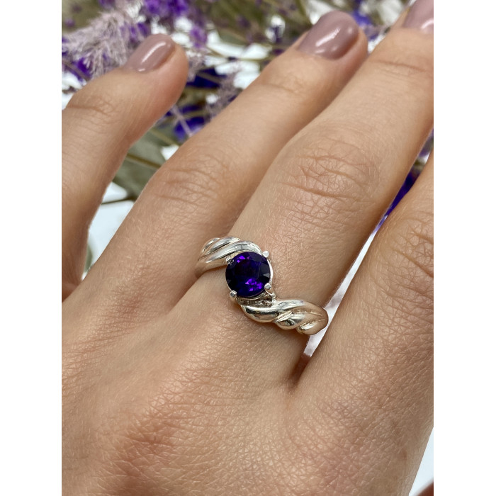 Sky Jewelry Серебряное кольцо с турмалином  Сияние