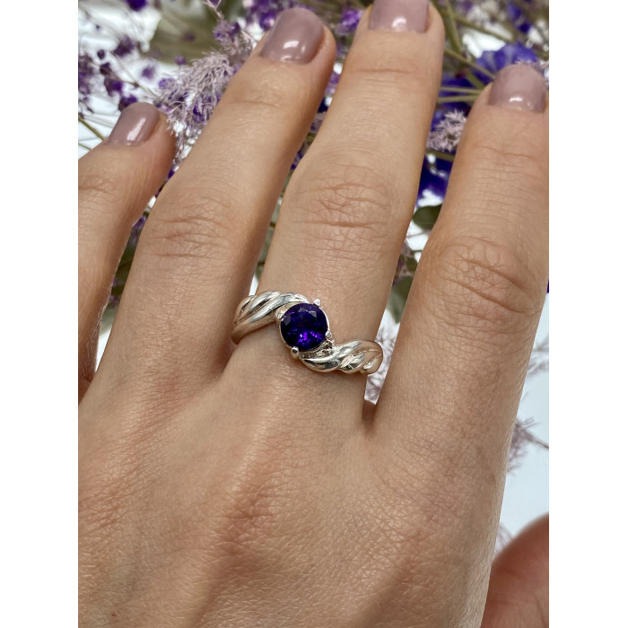 Sky Jewelry Серебряное кольцо с турмалином  Сияние