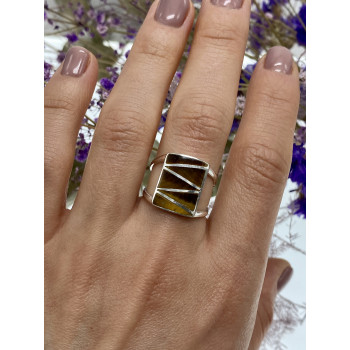 Sky Jewelry Серебряное кольцо со вставками из эмали  Винтаж