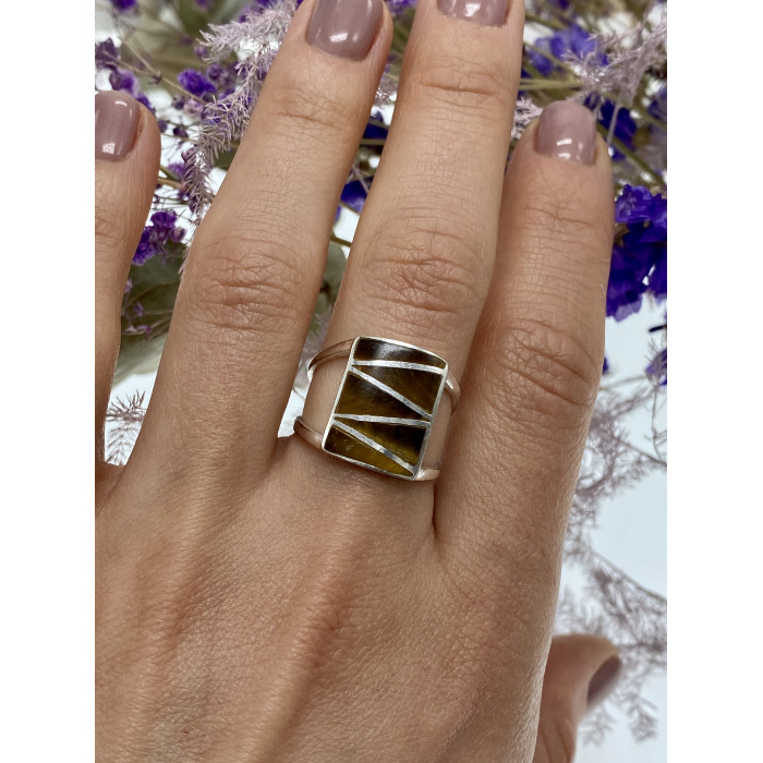 Sky Jewelry Серебряное кольцо со вставками из эмали  Винтаж