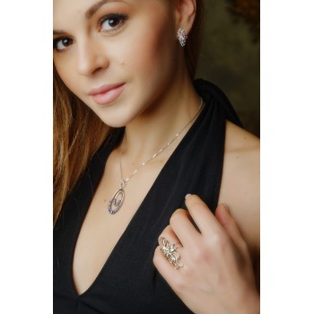 Sky Jewelry Серебро 925 пробы кольцо