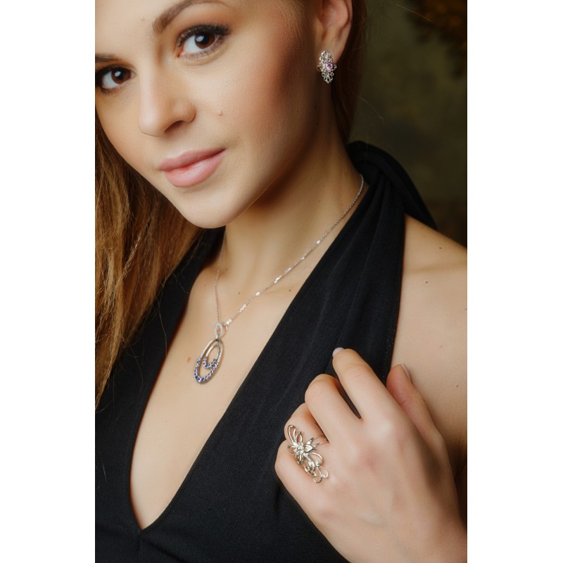 Sky Jewelry Серебро 925 пробы кольцо