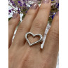 Sky Jewelry Серебряное кольцо Сердце