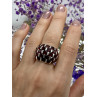 Sky Jewelry Серебряное кольцо с гранатом   Гранатовое счастье