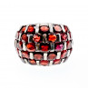 Sky Jewelry Серебряное кольцо с гранатом   Гранатовое счастье