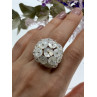 Sky Jewelry Серебряное кольцо с перламутром   Перламутровые цветы
