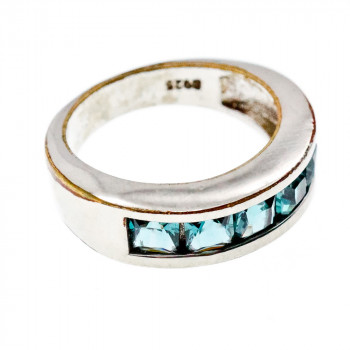 Sky Jewelry Серебряное кольцо с камнями шпинель  Фантастика