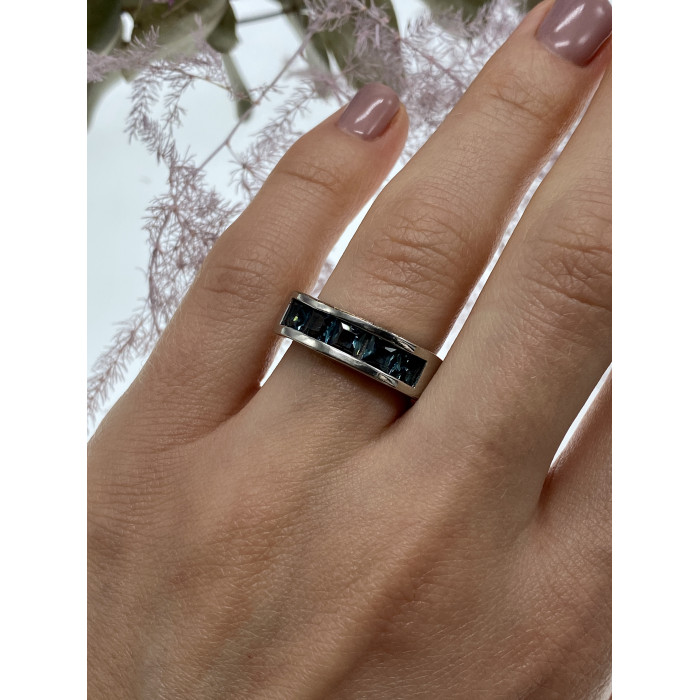 Sky Jewelry Серебряное кольцо с камнями шпинель  Фантастика