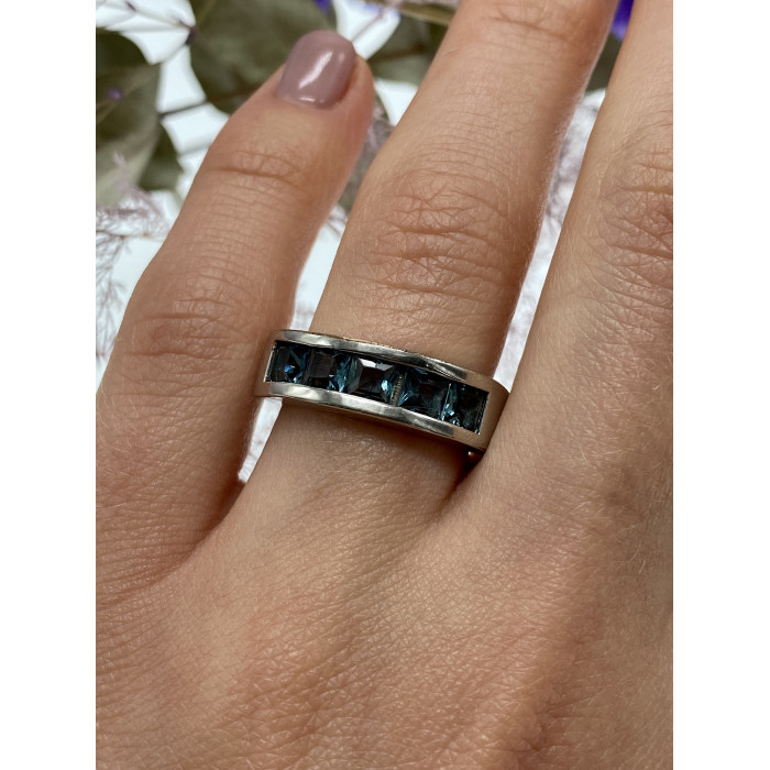 Sky Jewelry Серебряное кольцо с камнями шпинель  Фантастика