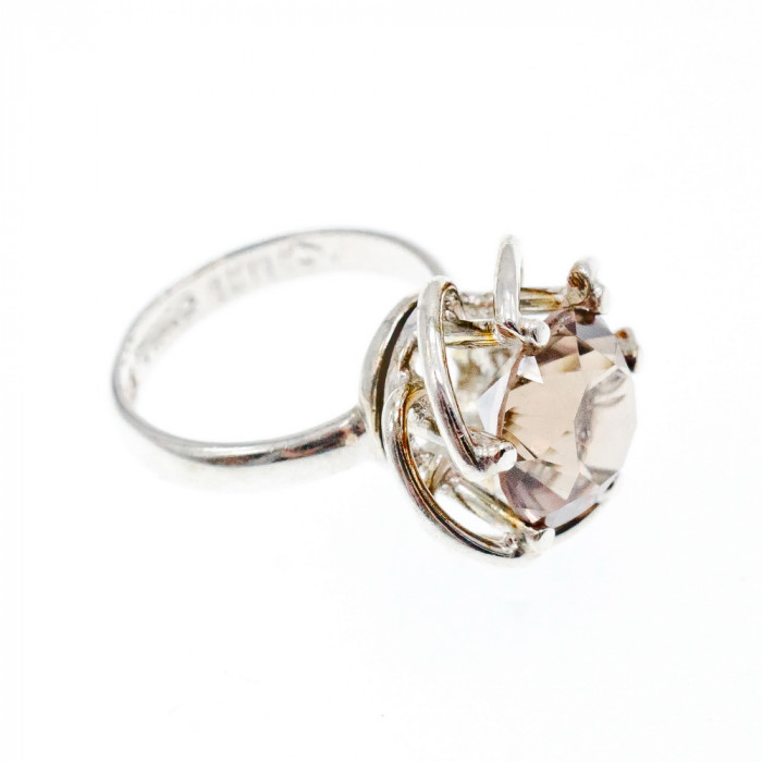 Sky Jewelry Серебряное кольцо с коричневым турмалином  Мечта