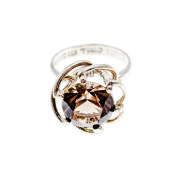 Sky Jewelry Серебряное кольцо с коричневым турмалином  Мечта