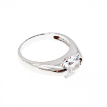 Sky Jewelry Серебряное кольцо с фианитом  Настроение