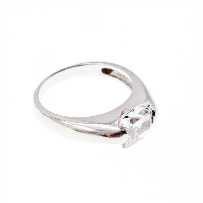 Sky Jewelry Серебряное кольцо с фианитом  Настроение