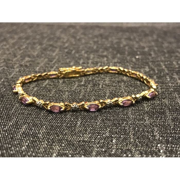 Sky Jewelry Браслет серебро 925 проба с камнем Танзанит