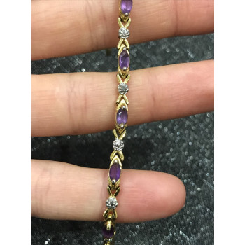 Sky Jewelry Браслет серебро 925 проба с камнем Танзанит