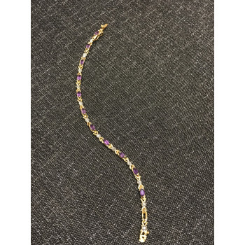 Sky Jewelry Браслет серебро 925 проба с камнем Танзанит