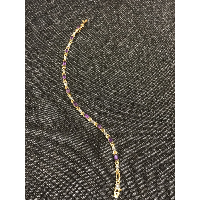 Sky Jewelry Браслет серебро 925 проба с камнем Танзанит